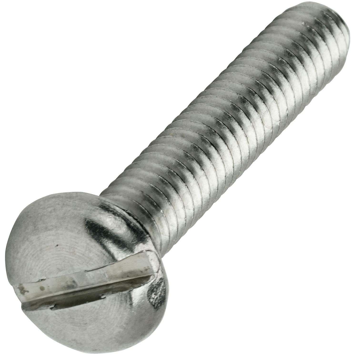 10-32 x 2' Slotted Pan Head Machine Screws Kit Hardware Stainless Steel 18-8 Pack of 500 Fastener Set LS18205F