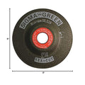 Sigma Green Grinding Wheel, 5 x 7/8', 36 Grit (Pack of 25)