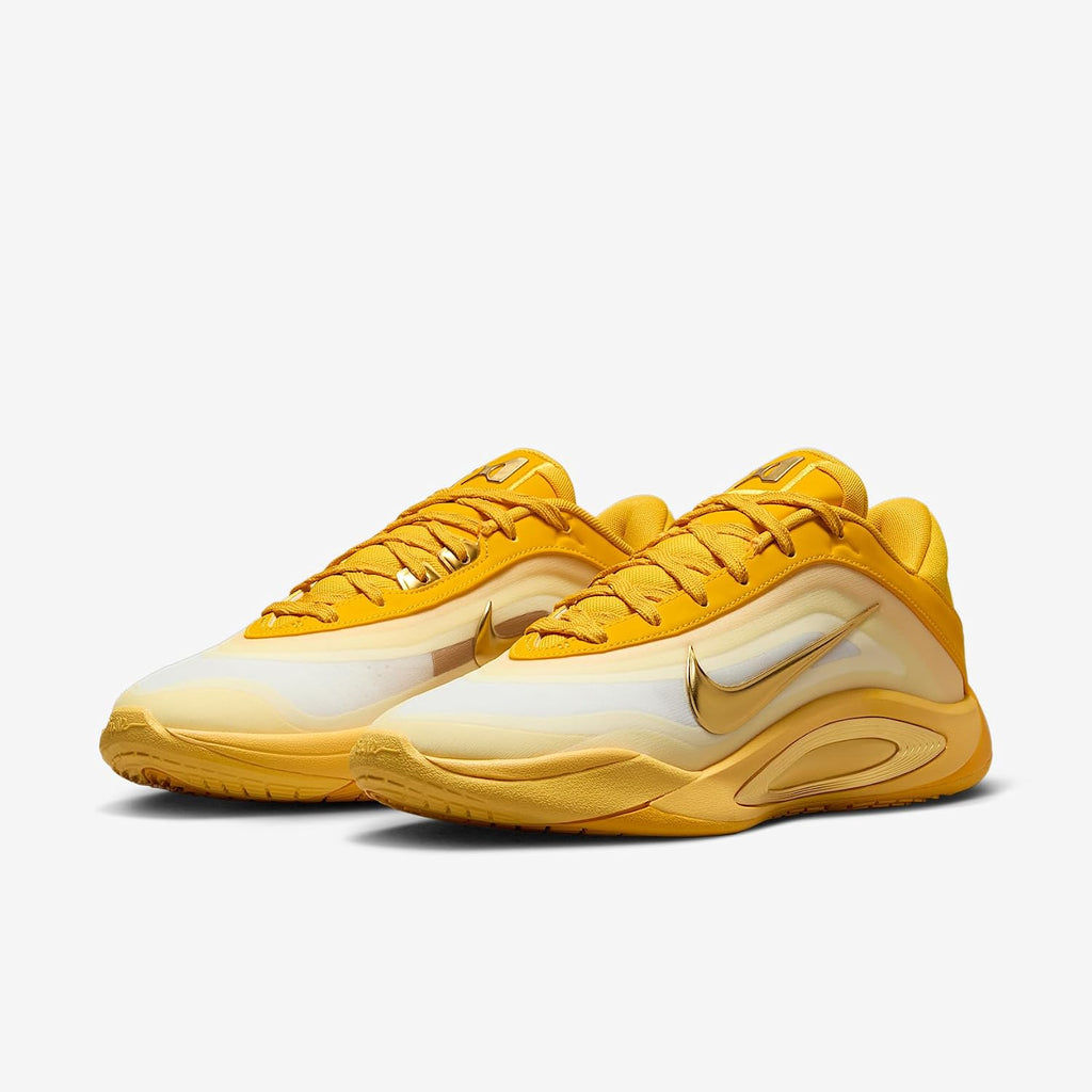 A'One Sunshine A'ja Wilson Basketball Shoes (University Gold/Topaz Gold/Soft Yellow/Metallic Gold) Size 9.5