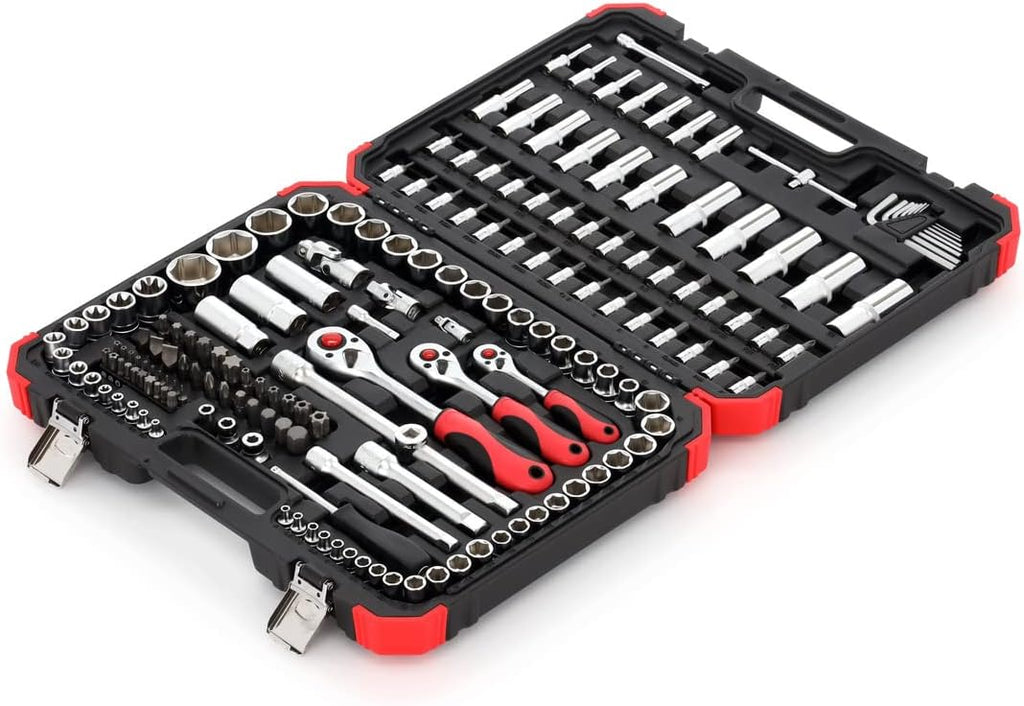 Gedore R45603172 172 Socket Set, 172 Pieces in Case, 1/2-inch 3/8' and 1/4' Sockets and Bits