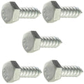 Lag Bolt Screw Kit Hardware Hot Dipped Galvanized A307 Alloy Steel 1/4 x 1' Pack of 1000 Fastener Set LS15797F