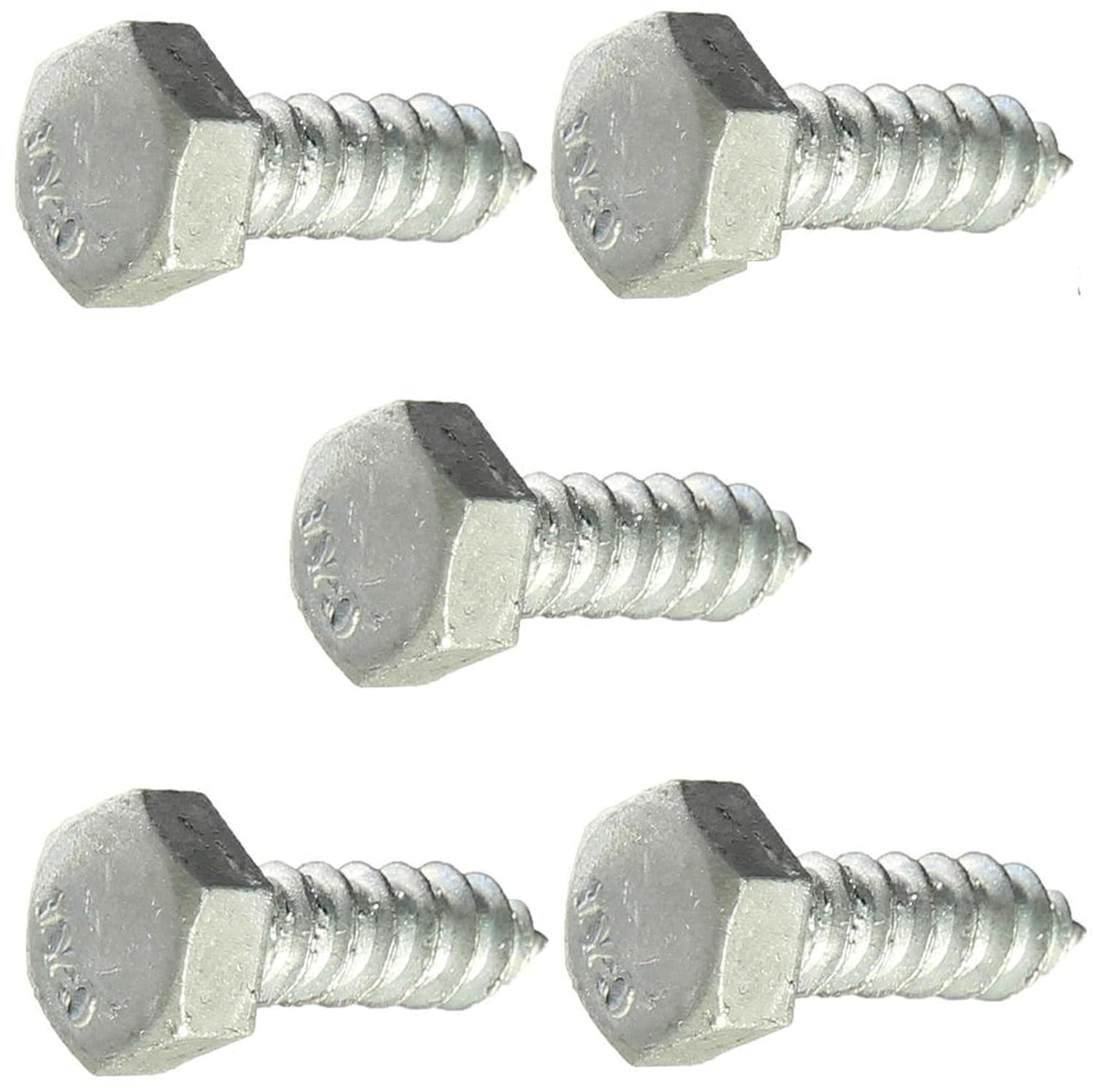 Lag Bolt Screw Kit Hardware Hot Dipped Galvanized A307 Alloy Steel 1/4 x 1' Pack of 1000 Fastener Set LS15797F