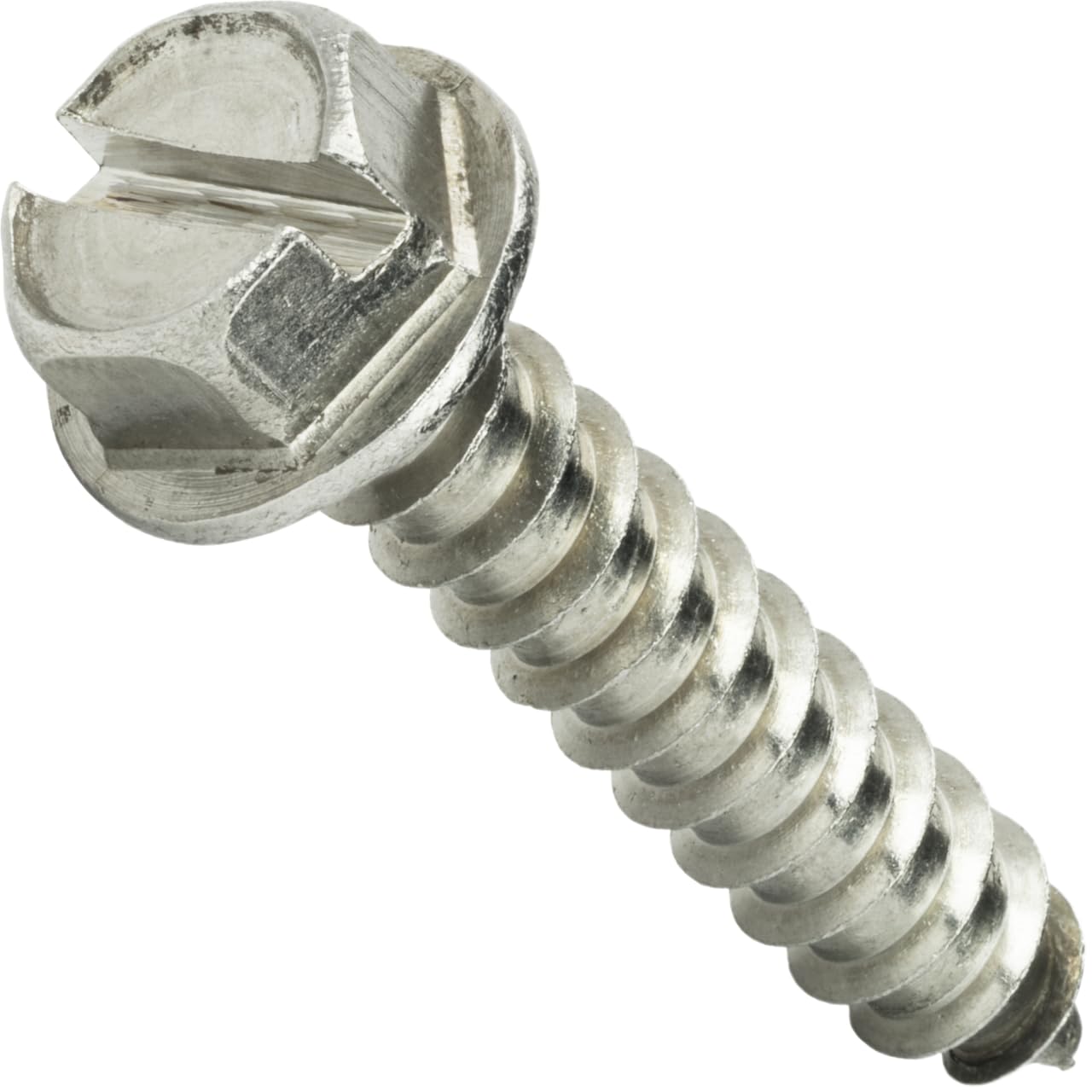 No.8 Hex Head Sheet Metal Screws Self Tapping Stainless Steel 18-8 500Pcs 2' Screws Set Fasteners