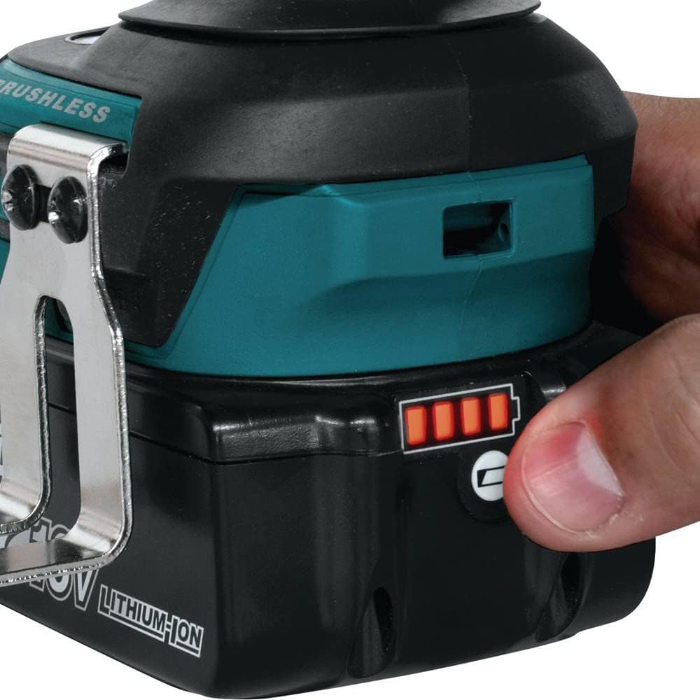 Makita XWT09T 18V LXT Lithium-Ion Brushless Cordless High Torque 7/16' Hex Impact Wrench Kit