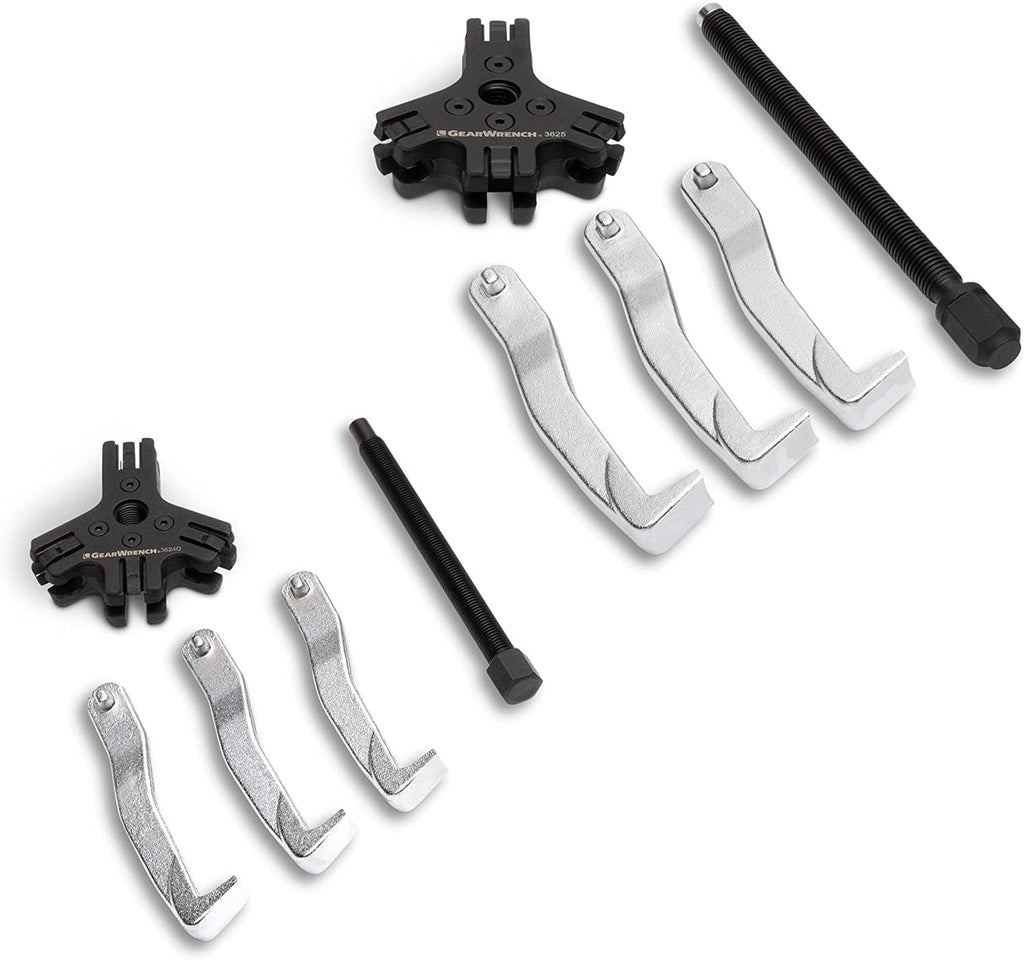 GEARWRENCH 2 or 3 Jaw Internal/External Ratcheting Puller Set, 2 and 5 Ton - 3627
