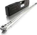 1'' 200-1200 Ft Lb Torque Wrench Heavy Duty, Dual Direction, High hardness, Long lifetime, Stored In a Solid Case