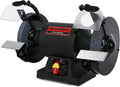 BUCKTOOL 1.0 HP 8 Inch High Speed Bench Grinder, 3590 RPM Table Grinder with 8.0A Motor, High Precision Wobble-free Wheel Grinder, TDS-200HD