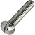 10-32 x 2' Slotted Round Head Machine Screws Kit Hardware Stainless Steel 18-8 Pack of 250 Fastener Set LS16438F