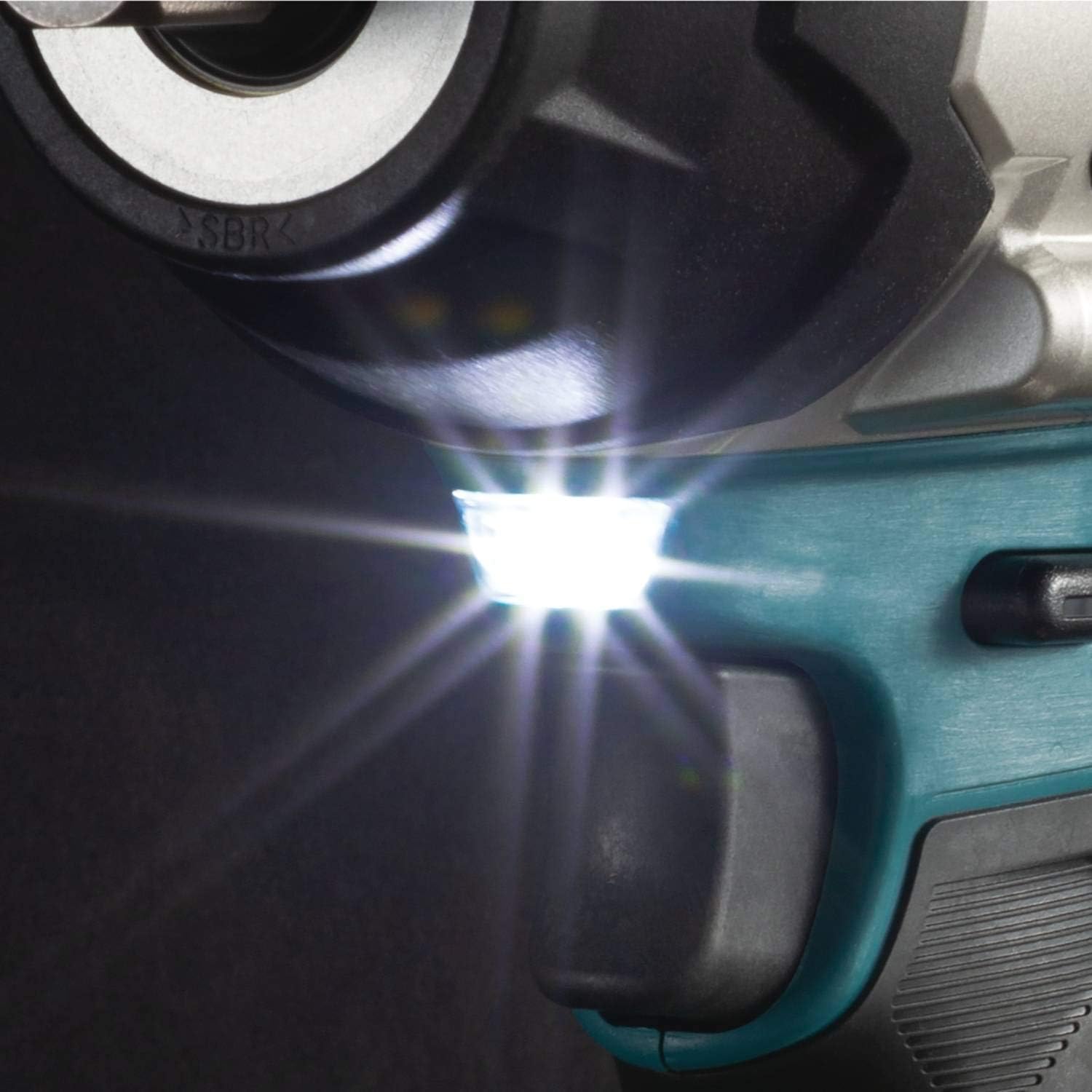 Makita XWT18Z 18V LXT® Lithium-Ion Brushless Cordless 4-Speed Mid-Torque 1/2' Sq. Drive Impact Wrench w/Detent Anvil, Tool Only