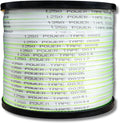 Pull Tape Power-Tape | Made in USA | 100% Polyester | Cable Wire Pulling Webbing, Flat Rope | 1250 lb (1/2 inch) x 5,000 feet