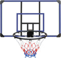 Wall-Mounted Basketball Hoop, 45 'x 29' shatterproof Back, Folding, Durable Hoop and All-Weather net for Indoor and Outdoor use