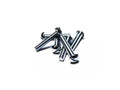 1000 Pcs 1/4 X1-1/2' Machine Screws Round Head Slotted Zinc Fasteners Screws Set