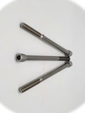 (Qty 50pcs) 1/4-20x3-1/2 Socket Allen Head Cap Screw Stainless Steel 1/4x20x3.5 Bolts Hardware Fastener Kit Set RV7315S