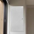 Locked Access Panel for Electrical and Plumbing, White Aluminum Inspection Service Door for Drywall, 12 16 20 24 30 36 in Attic Metal Access Doors Flush Mount(28x46in)