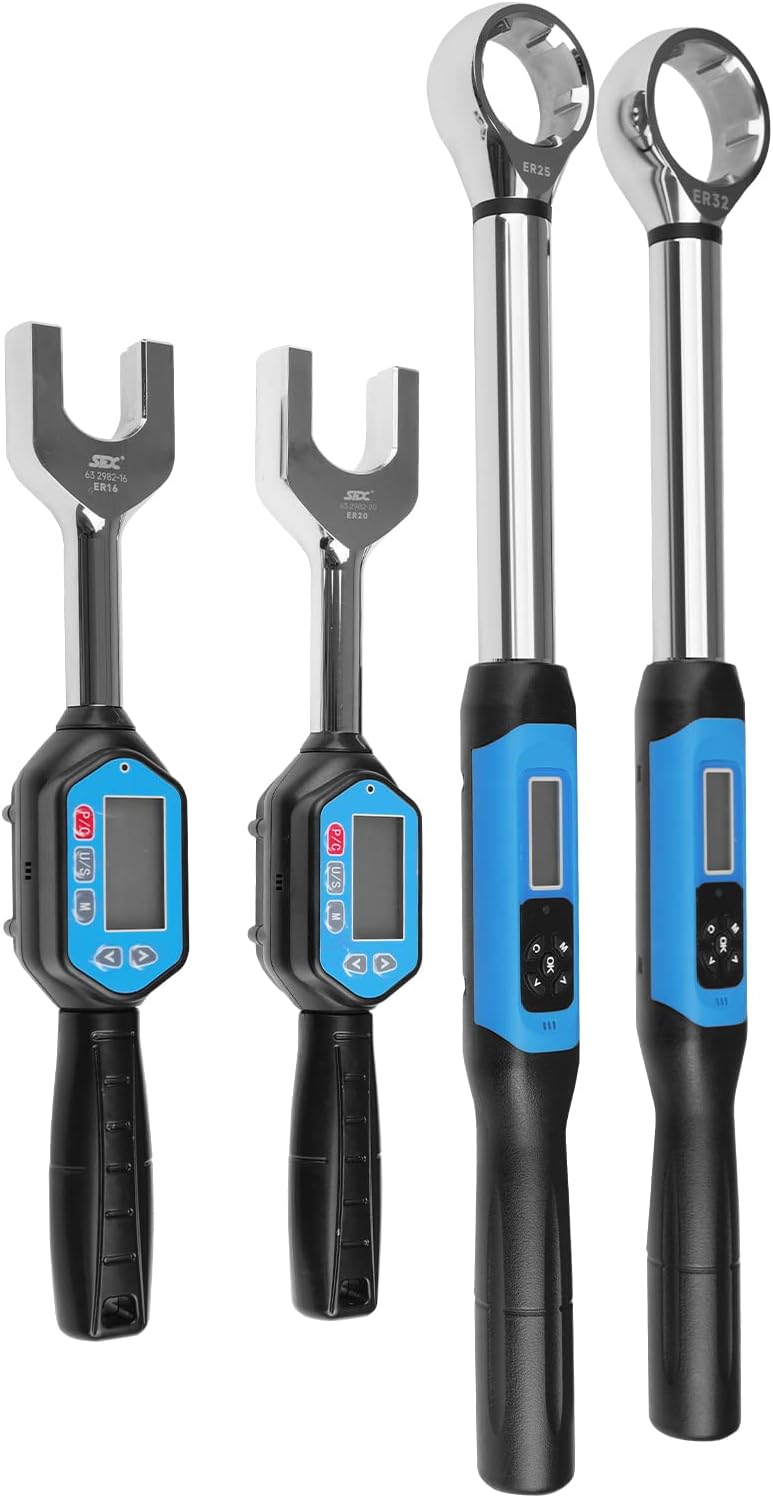 Digital Torque Wrench for tightening and removing ER16 Nut, Electronic Torque Wrench