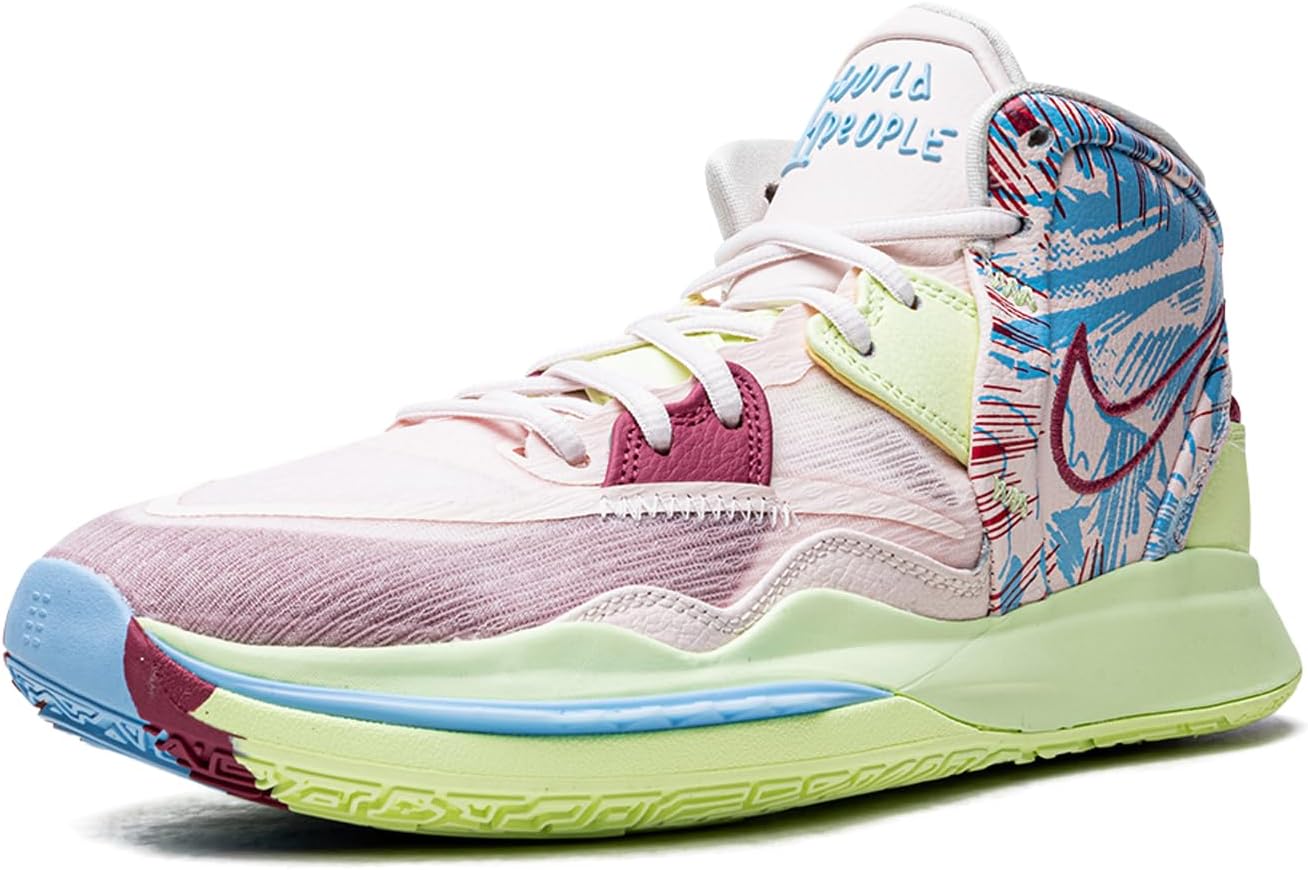 Nike Kyrie Infinity 1 World 1 People DO9614-800 Safety Orange/Gorge Green/Sesame/Black Men's Basketball Shoes