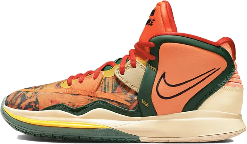 Nike Kyrie Infinity 1 World 1 People DO9614-800 Safety Orange/Gorge Green/Sesame/Black Men's Basketball Shoes