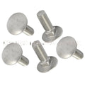 (Qty 1000pcs) 1/4-20x1-1/2 Stainless Carriage Bolts Round Head Screws 1/4x20x1-1/2 Multi-Purpose Comprehensive Hardware Fastener Assortment Kit Cit00993Riv