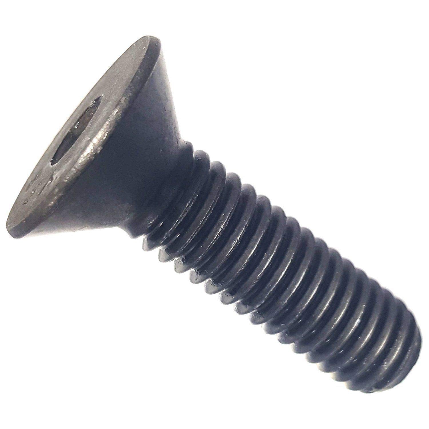 7/16-20 x 2' - Flat Head Socket Cap Screws Grade 8 Steel Black Oxide 25 Pcs Socket Head Screws B2B