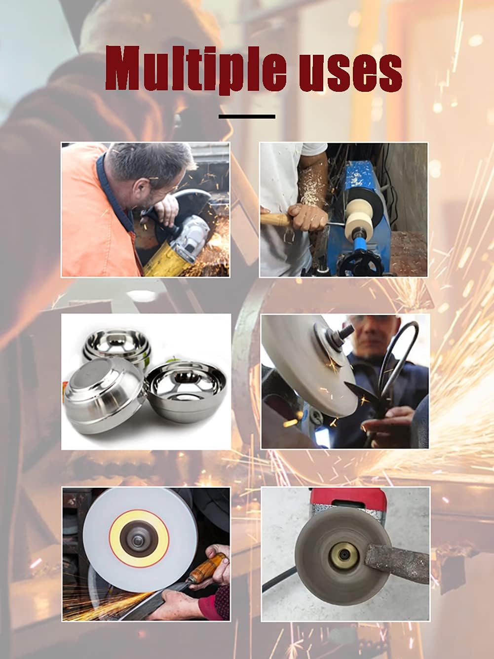 Bench Grinder Wheels, Green Silicon Carbide Bench Pedestal Grinding Wheel 250mmx32mmx25mm 46-120 Grit(46 Grit)
