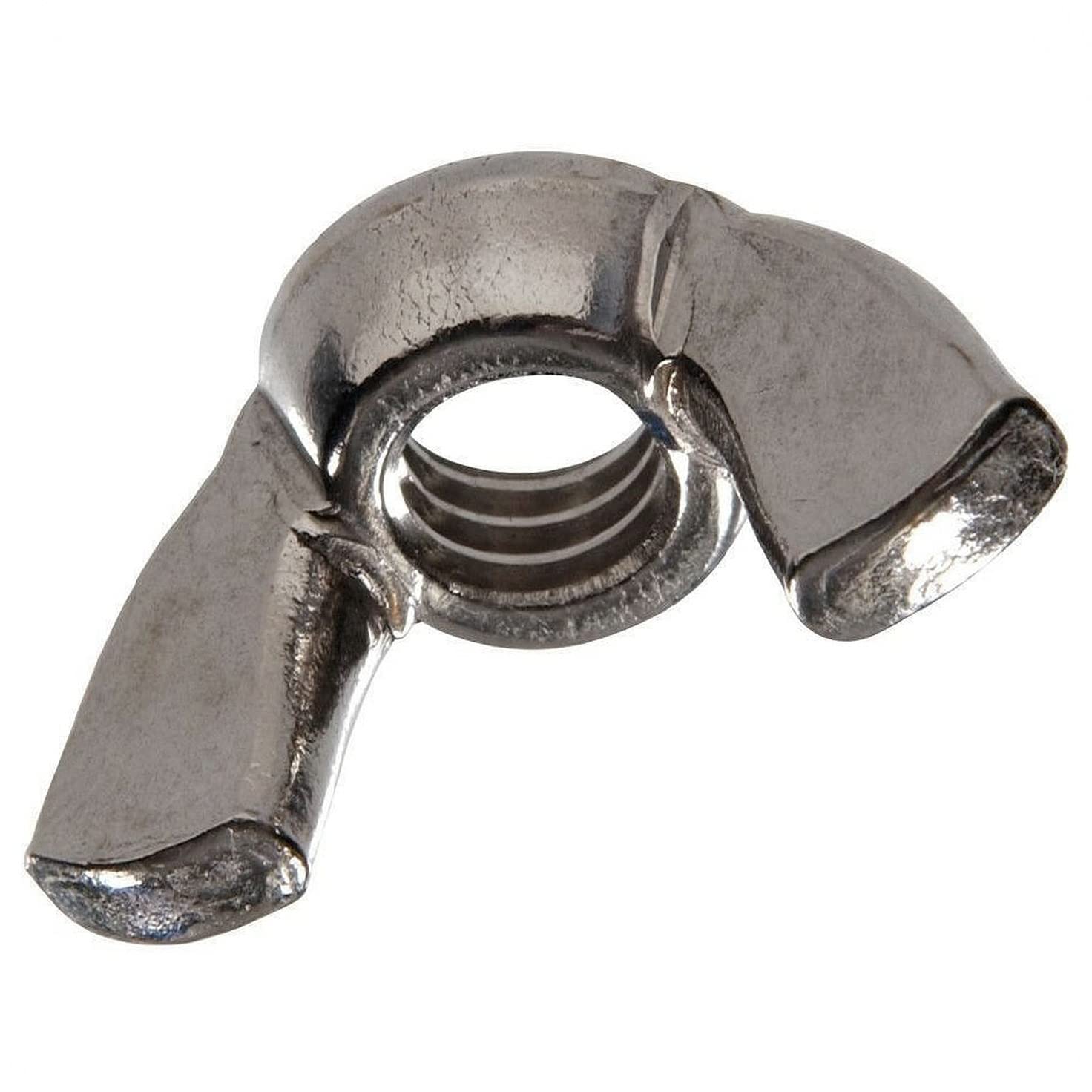 (Qty 250pcs) 1/4-20 Coarse Thread 1/4 * 20 Wing/Thumb Nut Stainless Steel Nuts 1/4x20 Multi-Purpose Comprehensive Hardware Fastener Assortment Kit Cit01166Riv