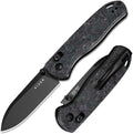 Kizer Drop Bear Pocket Knife, Folding Knife, 2.97 In S35VN Steel Blade, Fatcarbon Handle, Folding Pocket Knife, EDC knife, Ki3619A4