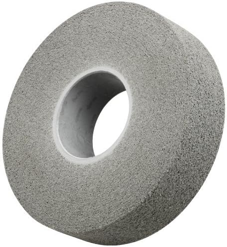 Cubitron Light Deburring Wheel - 7S Fine Grit Silicon Carbide - Metal Deburring, Finishing and Polishing - Convolute Wheel - 8 in x 1 in x 3 in - Pack of 3