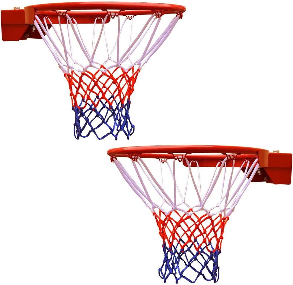 THUNDERBAY Reinforced Heavy Duty Breakaway Wall Mounted Basketball Rim,18 inch Basketball Rim Goal Replacement for Indoor Outdoor Walls