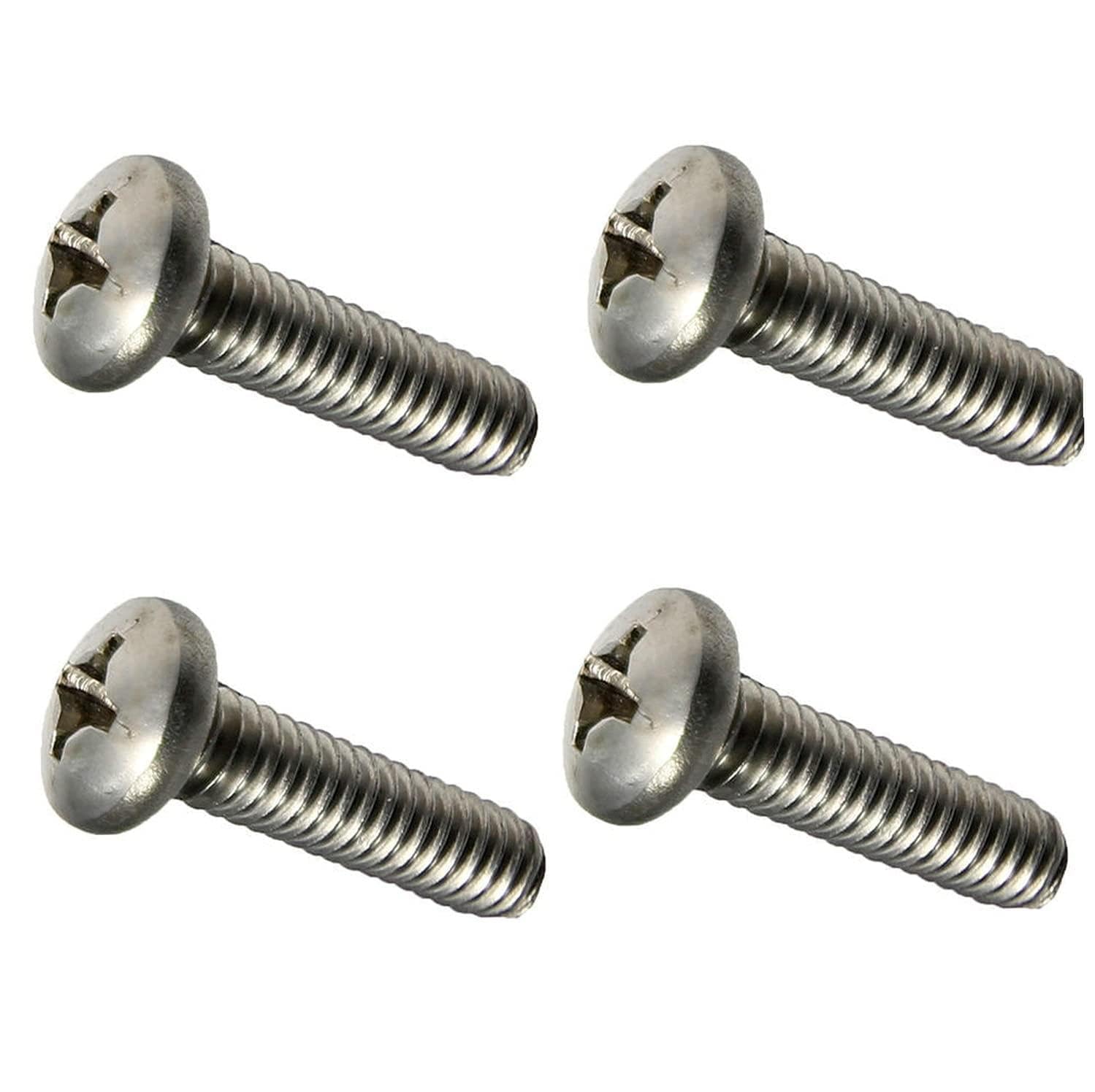 Pan Head Machine Screws Kit Hardware Stainless Steel 3/8-16 x 2' Pack of 500 Fastener Set LS25797F