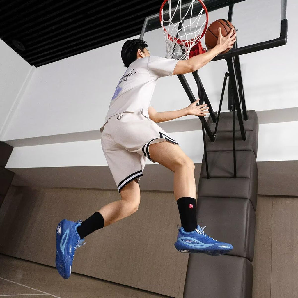 LI-NING Wade DLO Men's Basketball On-Court Shoes Lightweight High-Rebound Anti-Slip Professional Sneakers for Training Sports Competition