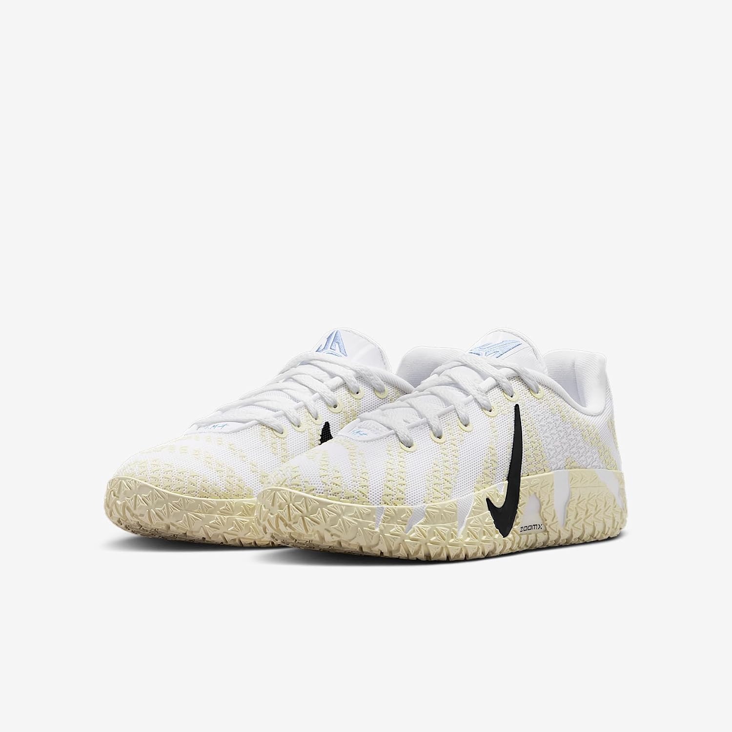Nike Ja 3 Big Kids' Basketball Shoes (White/Coconut Milk/Desert Khaki/Black)