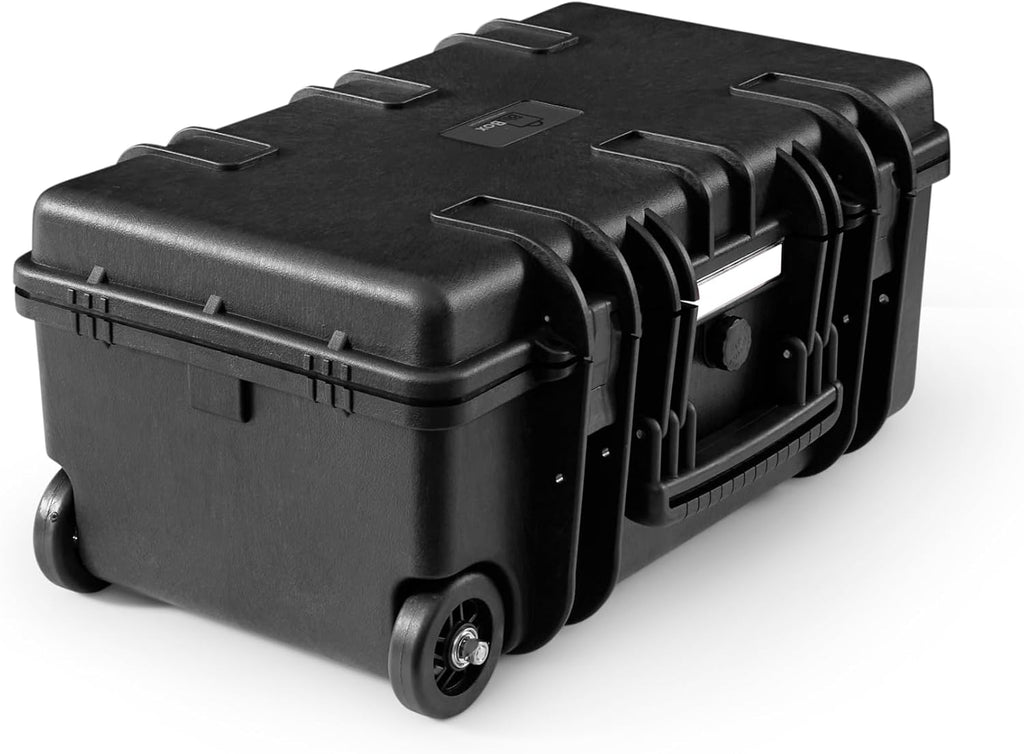 TSA Approved Wheeled Waterproof Case with Customizable Foam - Premium Camera Case with Wheels, IP67 Rated Mobile Case for Laptops, Drones, and Camera Gear, for Safe Transport 20.6 x 10.8 x 7.3 Inc