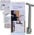 Retractable Door Closer for Wheelchair Users - Premium Aluminum with Auto-Return Handle - Canadian Made Accessibility Aid (Silver)
