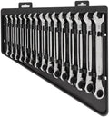 15 PC 48-22-9516 Open-End Wrench Sets for Milwaukee Ratcheting Combination Wrench Set w/storage tray