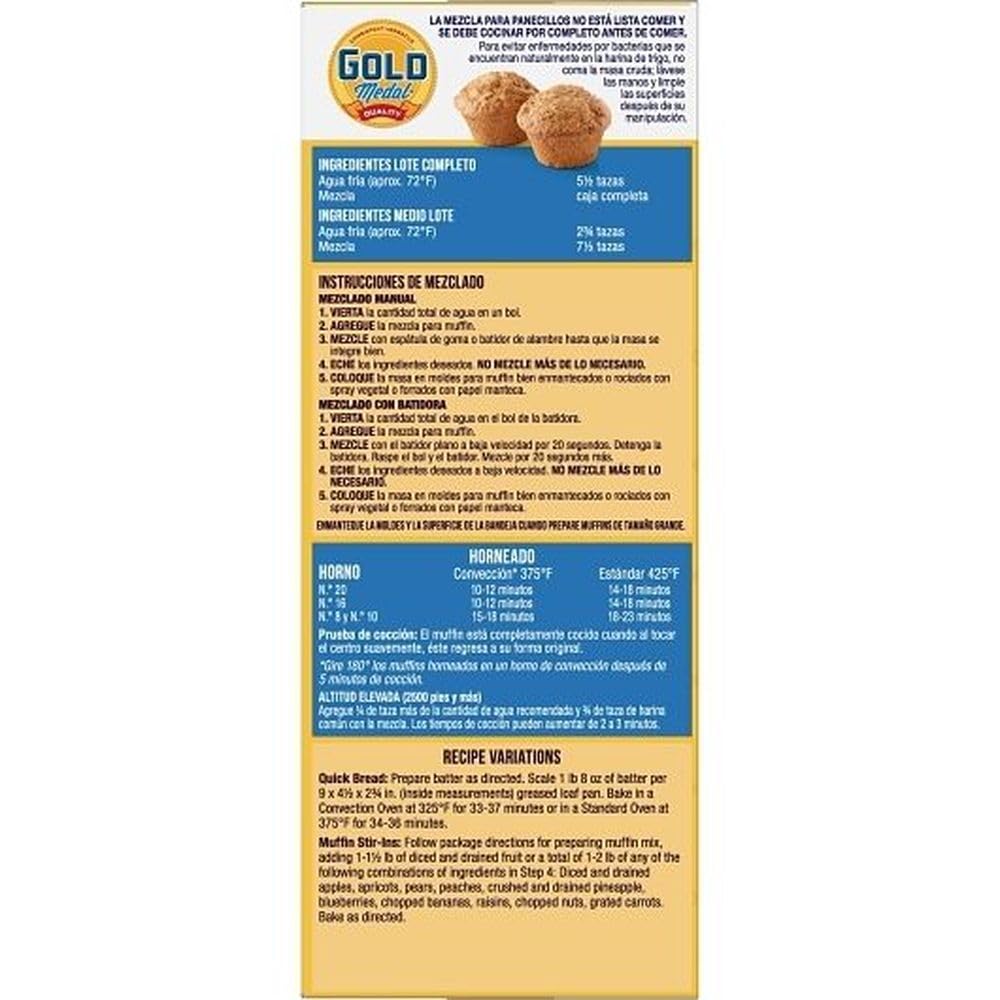 Gold Medal Oat Bran Muffin Mix 6 Case 5 Pound