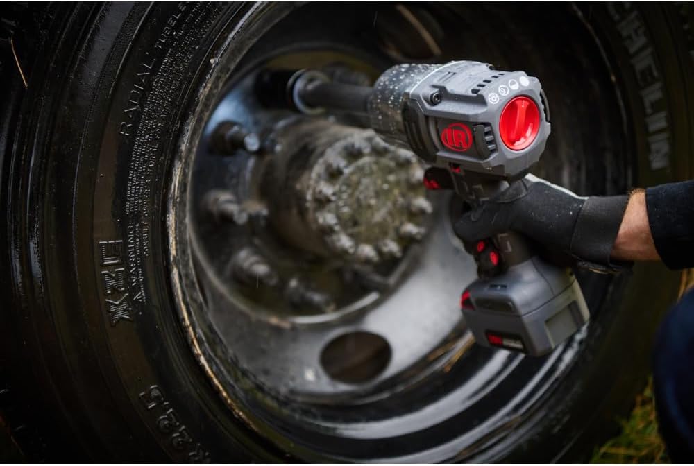 Ingersoll Rand W8571-K2 3/4' 20V Cordless Impact Wrench 2 Battery Kit, 2000 ft-lb Torque, 6' Extended Anvil, Friction Ring Thru-hole, Pistol