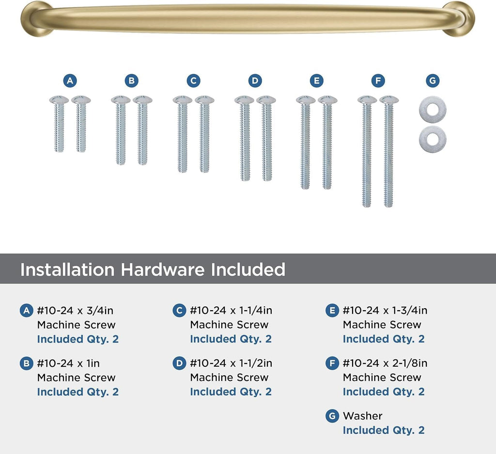 Amerock BP54055CZ | Champagne Bronze Appliance Pull | 12 inch (305 mm) Center-to-Center Cabinet Handle | Renown | Furniture Hardware