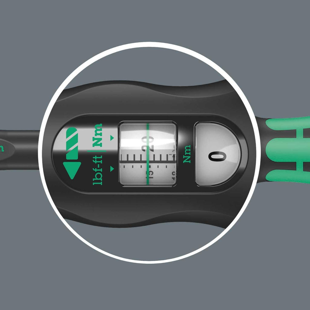 WERA 05075654001 Click-Torque X 4 Torque Wrench for Insert Tools, 40-200 Nm, 14x18 x 40-200 Nm
