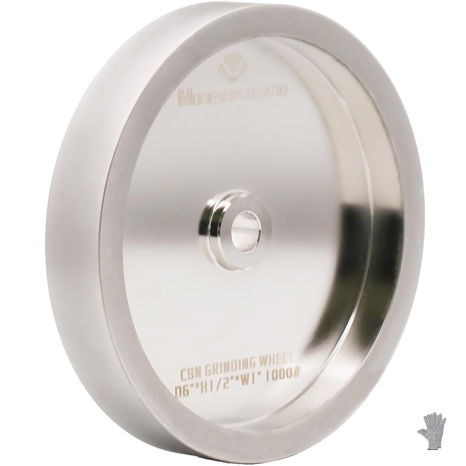 CBN Grinding Wheel 6 inch 600&1000 Grit,1/2' Bore,1' Wide,for All Kinds of 6 inch Bench Grinders,for Sharpening High Speed Steel Tools WoodTurining Tools