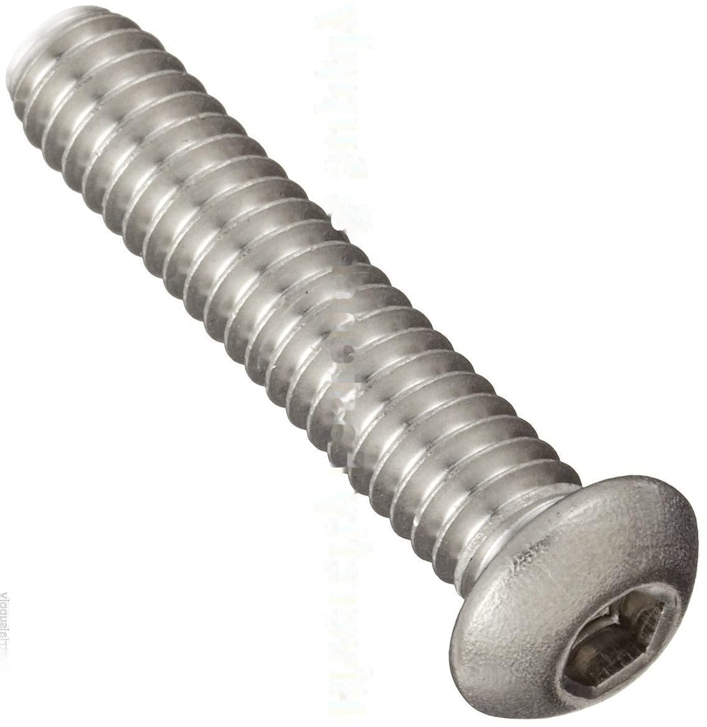 (Qty 500pcs) 1/4-20X1 Stainless Button Head Cap Screws Coarse Thread 1/4x20x1 Bolts Hardware Fastener Kit Set RV8350S