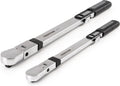 TEKTON 3/8, 1/2 Inch Drive 72-Tooth Split Beam Torque Wrench Set with Cases, 2-Piece (26-130 Nm, 70-350 Nm) | TRQ99903