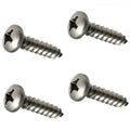 Pan Head Sheet Metal Screws Kit Hardware 316 Stainless Steel Marine Grade #8X2' Pack of 250 Fastener Set LS14303F