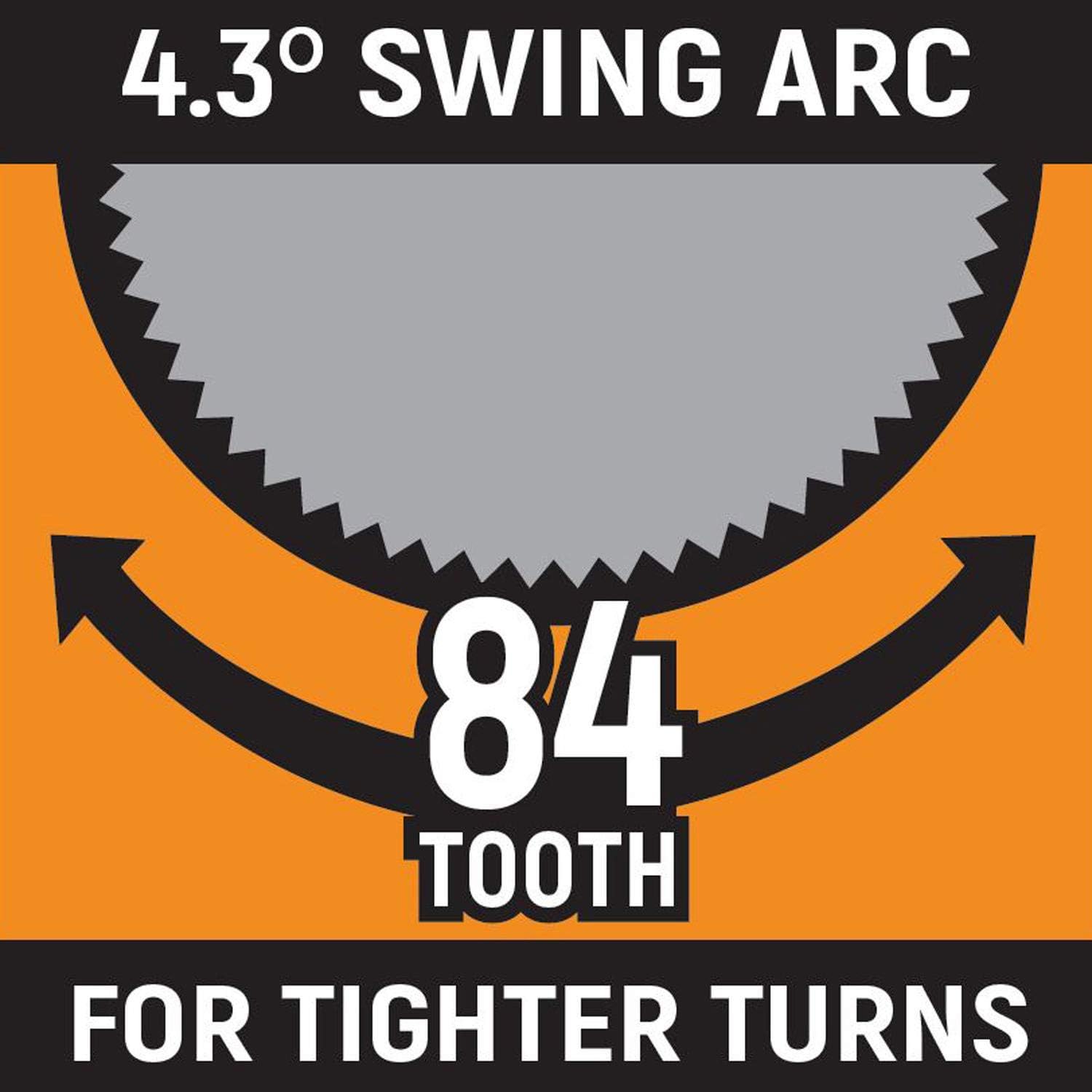 GEARWRENCH 3/8' Drive Long Handle Teardrop Ratchet 11', 84 Tooth - 81264