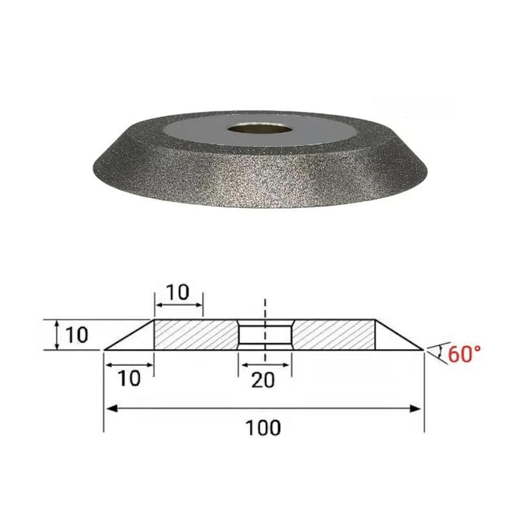 4/5/6 Inch Diamond Wheel 100mm 125mm 150mm TCT Saw Blade Sharpening Tools Diamond Grinding Wheels(150mm. Arbor 32mm,200,45 Degree)