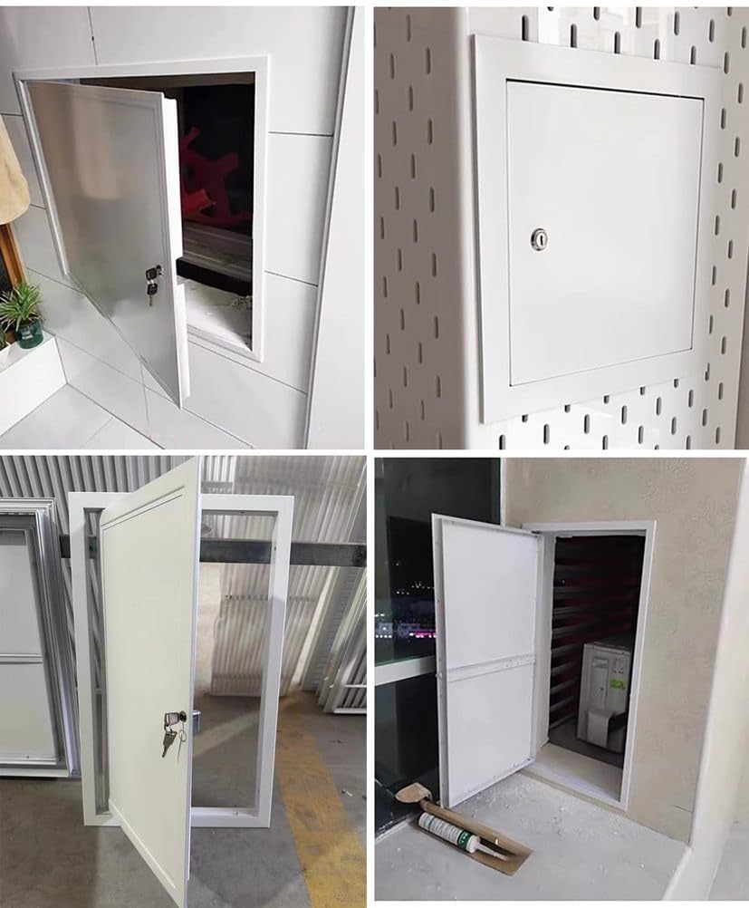 Access Panel for Drywall/Ceiling, Attic Door, Metal Access Panels for Wall and Ceiling Electrical and Plumbing,10x20 in