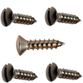 Slotted Oval Head Sheet Metal Screw Kit Hardware Stainless Steel #8 x 2' Pack of 2500 Fastener Set LS24272F
