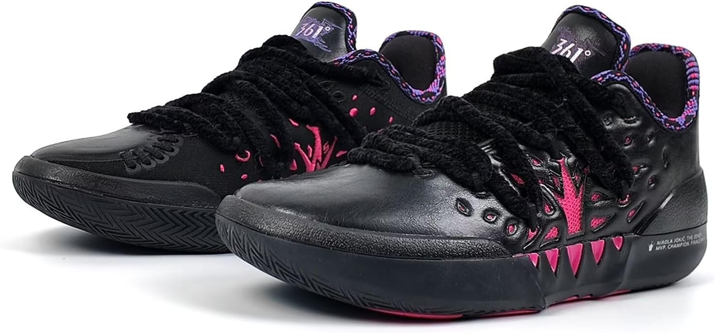 361° Joker 2 Nikola Jokić Basketball Shoes for Men high top Breathable Outdoor Sneakers Cushioning,Joker 2 GT Anti Slip Practice Sports Shoes for Teens and Adults,Zapatillas de baloncesto Hombre