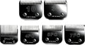 6pcs Dog Grooming Replacement Blades Compatible with Andis/Oster A5/Wahl KM-10 Series Dog Clippers,Detachable Clipper Replacement Blade,Black (6PCS Black-#10+30+3FC+4FC+5FC+7FC)