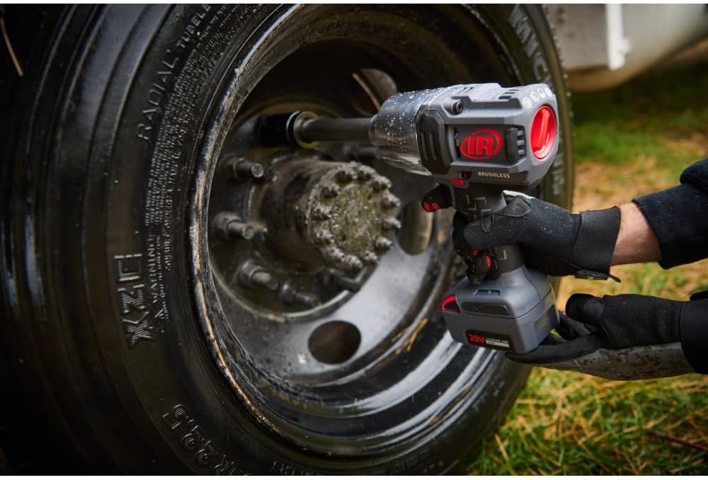Ingersoll Rand W8571 3/4' 20V Cordless Impact Wrench Bare Tool, 2000 ft-lb Torque, 6' Extended Anvil, Friction Ring Thru-hole, Pistol