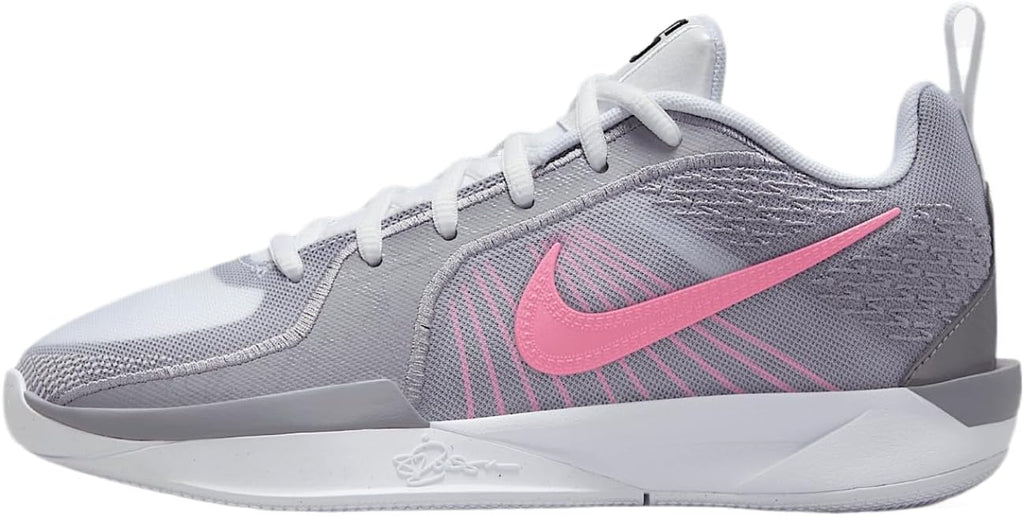 Sabrina 2 'Court Vision Big Kids' Basketball Shoes (FQ7376-101, White/Cement Grey/Black/Pinksicle) Size 7